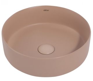 Раковина ABBER Bequem AC2108MBB 36см бежевый матовый